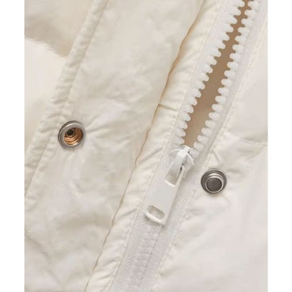 ラポミ プチ LA POMME petit Waisted Big Collar Duck Down Coat ウエストビッグカラーダックダウンコート （White）｜詳細画像