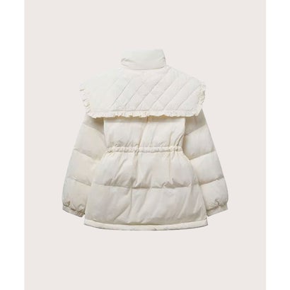 Waisted Big Collar Duck Down Coat ウエストビッグカラーダックダウンコート （Black）｜詳細画像