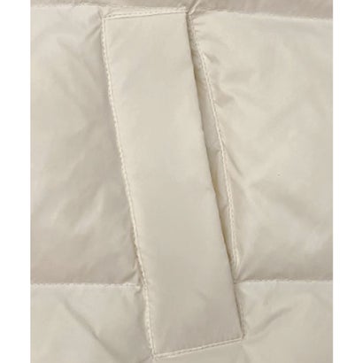 ラポミ プチ LA POMME petit Lace Frill Collar Puff Duck Down Coat レースフリル襟ハーフダックダウンコート （White）｜詳細画像