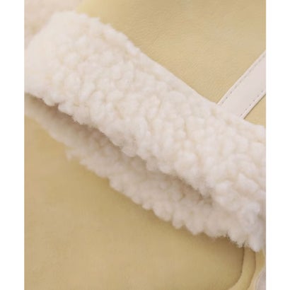 ラポミ プチ LA POMME petit Double Poacket Faux Shearling Coat ダブルポケットフェイクムートンコート （Yellow）｜詳細画像