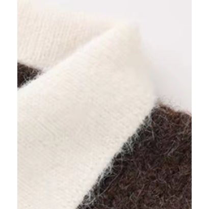 Lace Bow Peter Pan Collar Cardigan/レースリボンピーターパンカラーカーディガン （Coffee）｜詳細画像