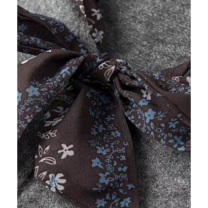 Scarf Ribbon Knit Vest/スカーフリボンニットベスト （Dark Gray）｜詳細画像
