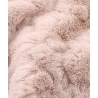 Soft Textured Faux Fur Coat/ソフトフェイクファーコート （Beige）｜詳細画像