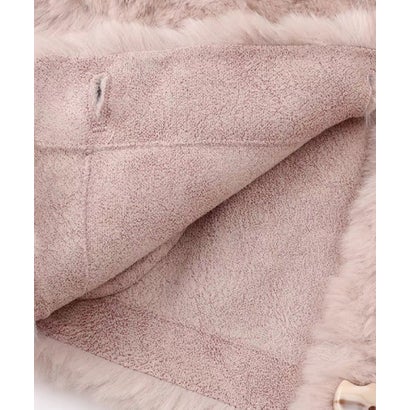Soft Textured Faux Fur Coat/ソフトフェイクファーコート （Pink）｜詳細画像