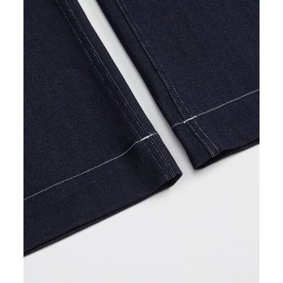 ラポミ プチ LA POMME petit Check Stitching Denim Jacket Set Up/チェックステッチデニムジャケットセットアップ （Blue）｜詳細画像