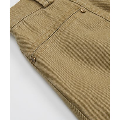 ラポミ プチ LA POMME petit Double Pocket Cropped Denim Jacket Set Up/ダブルポケットクロップドデニムジャケットセットアップ （Khaki）｜詳細画像