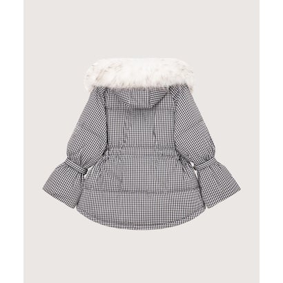 ラポミ プチ LA POMME petit Puff Belted Duck Down Coat ベルト付きパフダックダウンコート （Check）｜詳細画像