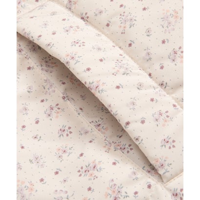 ラポミ プチ LA POMME petit Lace Frill Collar Puff Duck Down Coat レースフリル襟ハーフダックダウンコート （Flower）｜詳細画像