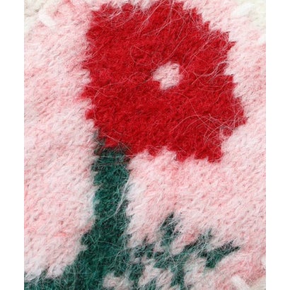Garden Floral Jacquard Fuzzy Cardigan/ガーデンフローラルジャカードファジーカーディガン （Ivory）｜詳細画像
