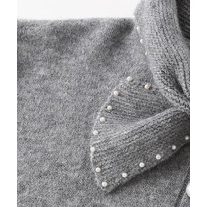Pearl Bow Tie Collar Sweater/パール付きボウタイカラーセーター （Pink）｜詳細画像