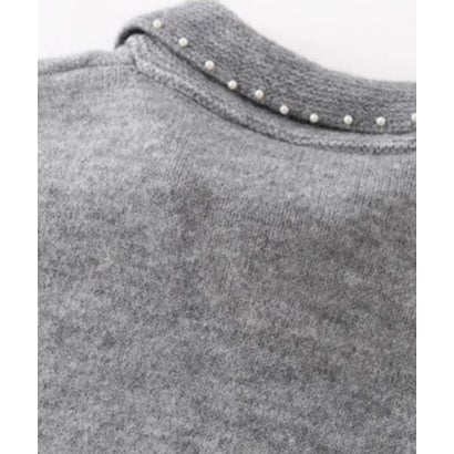 Pearl Bow Tie Collar Sweater/パール付きボウタイカラーセーター （Pink）｜詳細画像