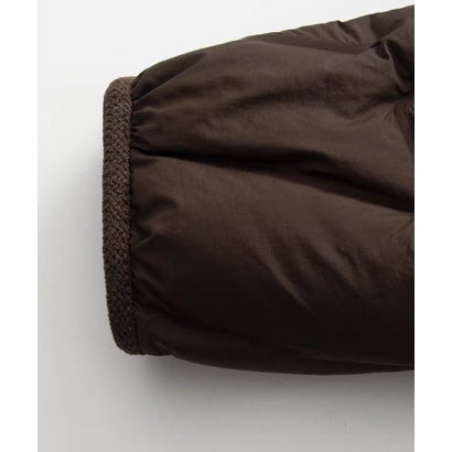 ラポミ プチ LA POMME petit Diamond Quilted Collared Down Jacket/ダイヤモンドキルト襟付きダウンジャケット （Brown）｜詳細画像