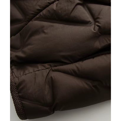 ラポミ プチ LA POMME petit Diamond Quilted Collared Down Jacket/ダイヤモンドキルト襟付きダウンジャケット （Brown）｜詳細画像