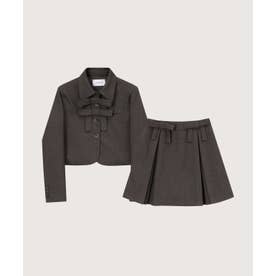 Romantic Ribbon Deco Set-Up/ロマンティックリボンデコセットアップ （Gray）