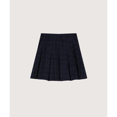 ラポミ プチ LA POMME petit Denim Contrast Tweed Cropped Jacket Set Up/デニムツイードクロップドジャケットセットアップ （Navy）｜詳細画像