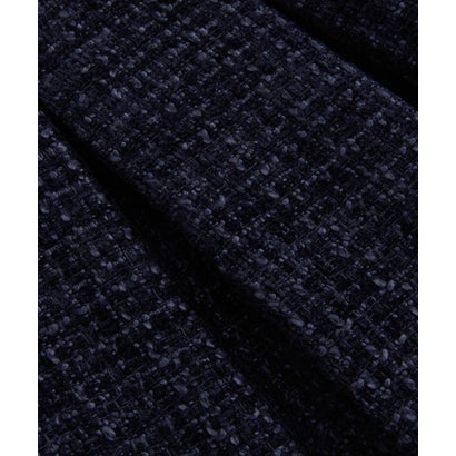 ラポミ プチ LA POMME petit Denim Contrast Tweed Cropped Jacket Set Up/デニムツイードクロップドジャケットセットアップ （Navy）｜詳細画像