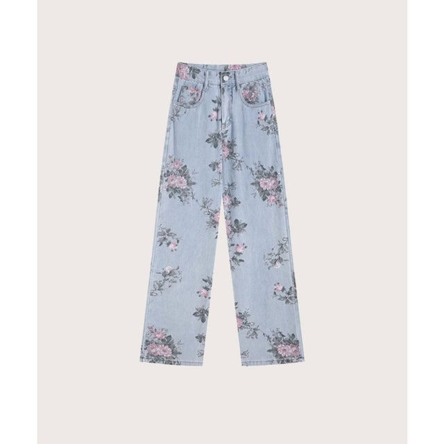 Vintage Garden Style Denim Pants/ヴィンテージガーデンスタイルデニムパンツ （Blue）
