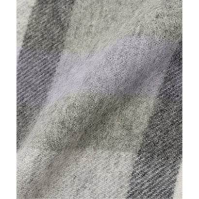 TWEEDMILL / ツイードミル ウールチェックストール 70*190cm （カーキ）｜詳細画像