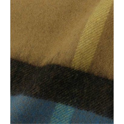 TWEEDMILL / ツイードミル ウールチェックストール 70*190cm （カーキ）｜詳細画像