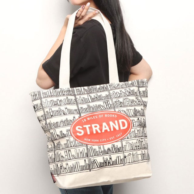 【STRAND BOOK STORE】【ストランドブックストア】Lost in the Stacks トートバッグ （natural）