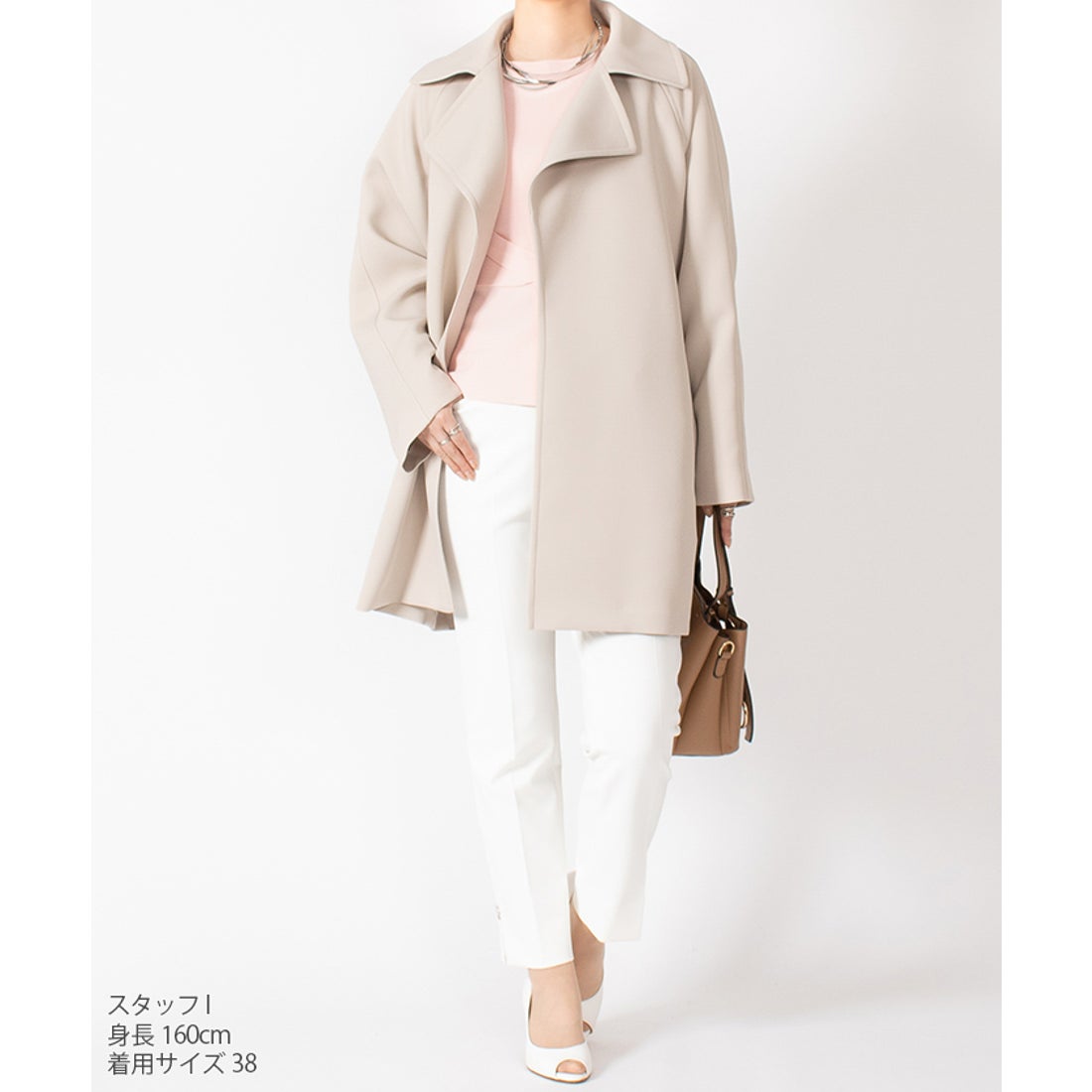 JOCONDE ROYAL ジョコンダロイヤル ニットコート ピンク 38 JOCONDE 