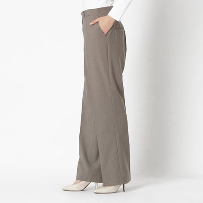千鳥柄シガレットパンツ （ベージュ）｜詳細画像