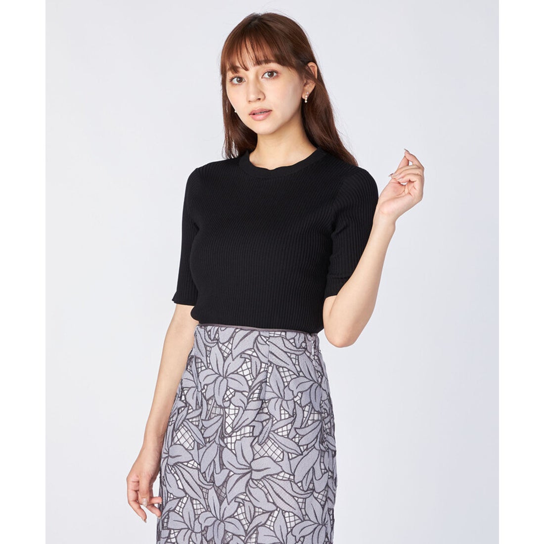 レッセ・パッセ Flowerビジューカノコプルオーバー レディース 花柄 