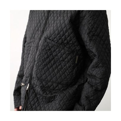 LAVENHAM 中綿ジャケット BLACK EDITION HIGH NECK RIB LV14047 （F44/SABLE-BLACK/ブラック）｜詳細画像