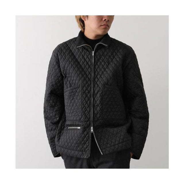 中綿ジャケット BLACK EDITION HIGH NECK RIB LV14047 （F44/SABLE-BLACK/ブラック）