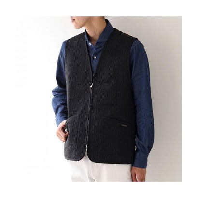 LAVENHAM 中綿ベスト BLACK EDITION ZIPPED LINER LV14025 （102/BLACK）｜詳細画像
