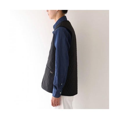 LAVENHAM 中綿ベスト BLACK EDITION ZIPPED LINER LV14025 （102/BLACK）｜詳細画像