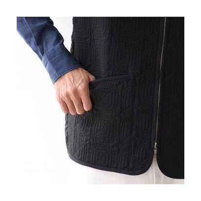 LAVENHAM 中綿ベスト BLACK EDITION ZIPPED LINER LV14025 （102/BLACK）｜詳細画像