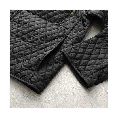 LAVENHAM 中綿ジャケット HIGH NECK RIB JACKET LV14120 （F44/SABLE-BLACK/ブラック）｜詳細画像