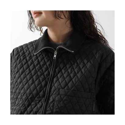 LAVENHAM 中綿ジャケット HIGH NECK RIB JACKET LV14120 （F44/SABLE-BLACK/ブラック）｜詳細画像