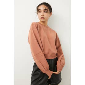 LINE SLEEVE CROPPED KNIT L/ORG1
