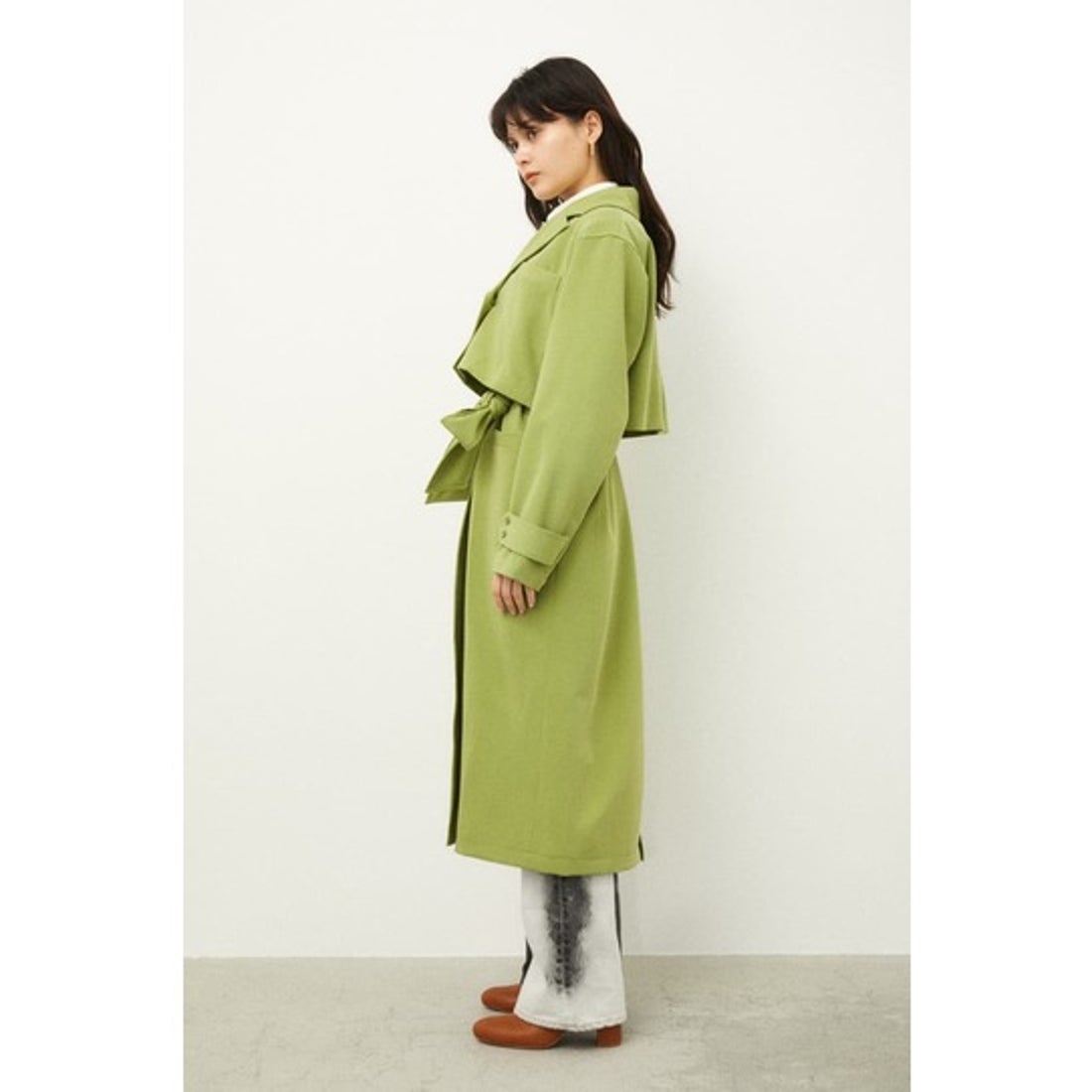 3WAY SPRING COAT LIME
