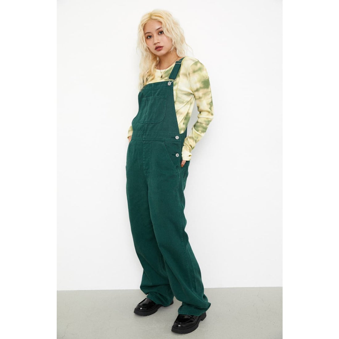 LAGUA GEM LEGA DENIM OVERALLSーA GRN -靴＆ファッション通販 