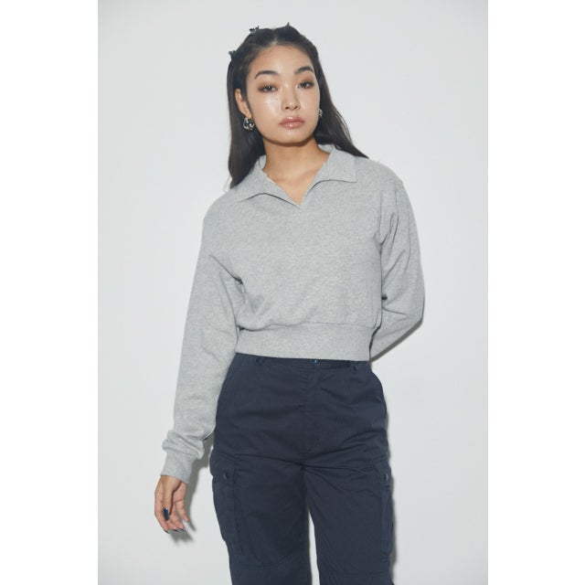 POLO NECK COLLEGE SW T.GRY