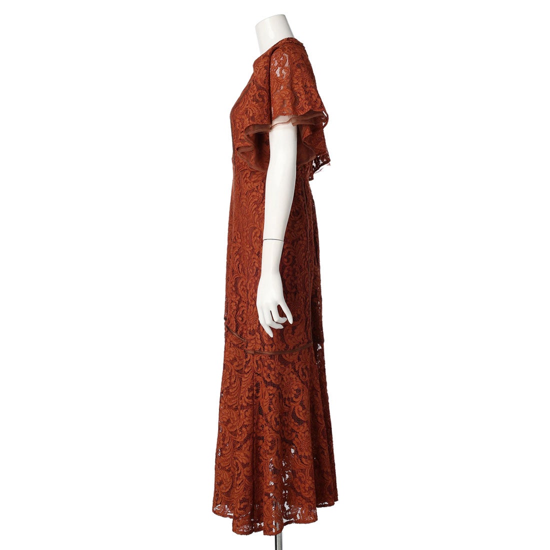 レディメイド LADYMADE 2WAYショルダーパイピングレースドレス