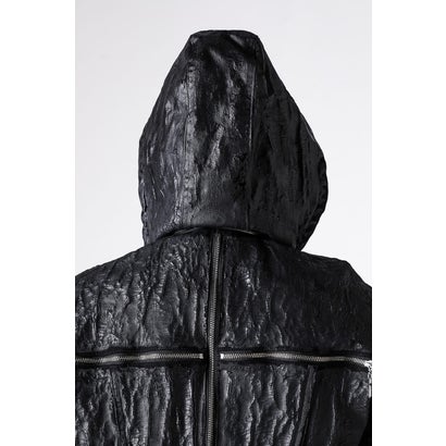 Hard Coating Cross Bomber Jacket （Black）｜詳細画像