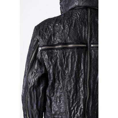 Hard Coating Cross Bomber Jacket （Black）｜詳細画像