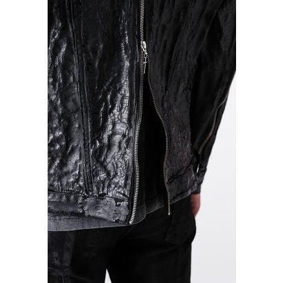 Hard Coating Cross Bomber Jacket （Black）｜詳細画像