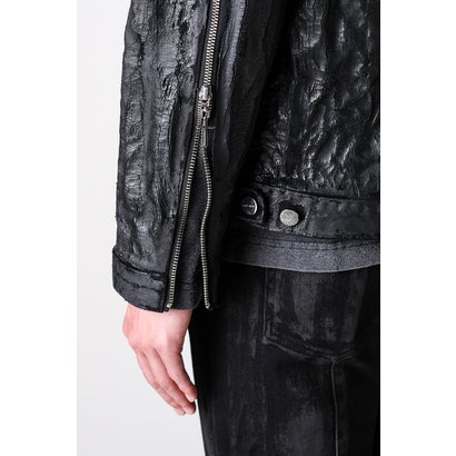 Hard Coating Cross Bomber Jacket （Black）｜詳細画像