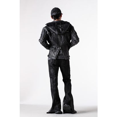Hard Coating Cross Bomber Jacket （Black）｜詳細画像