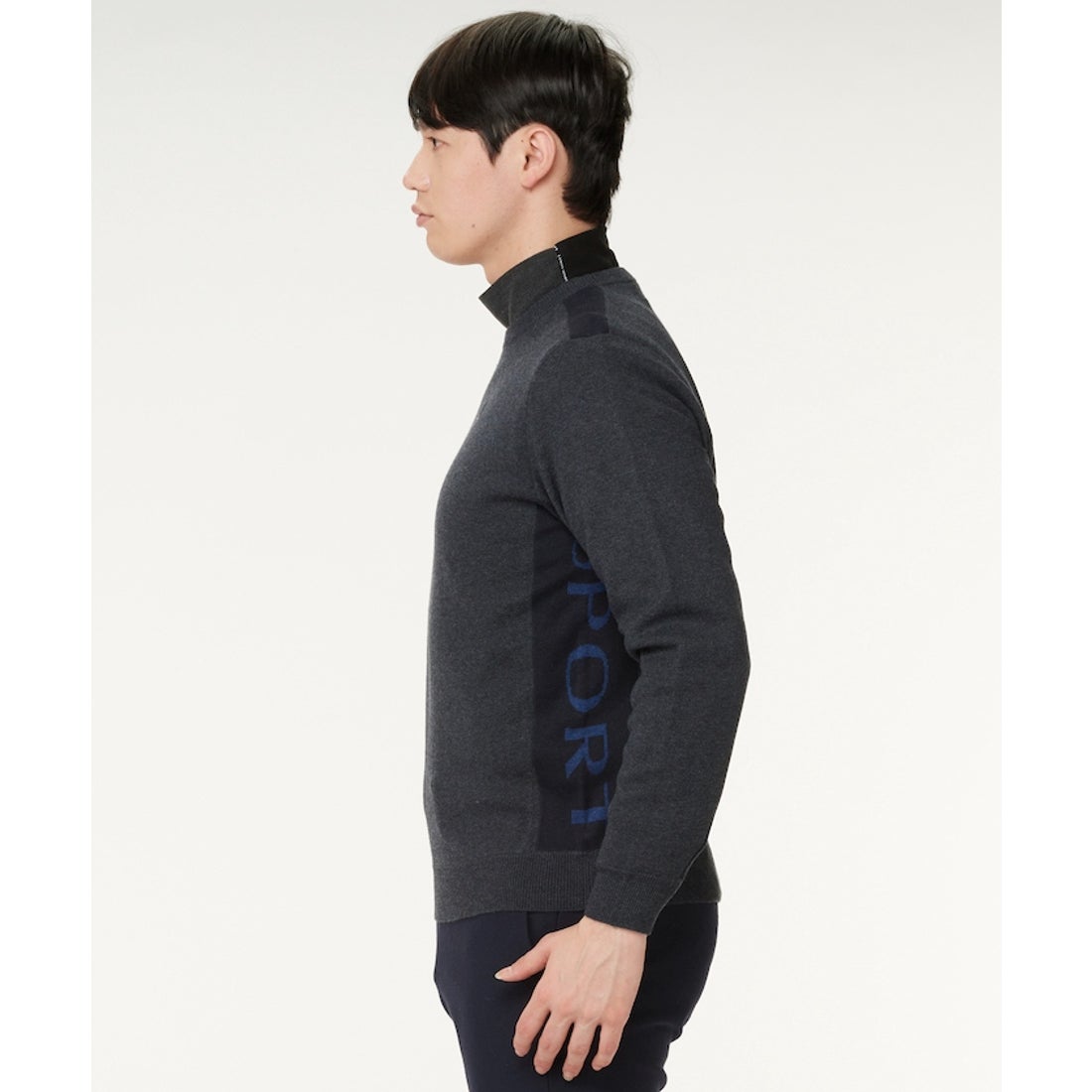 LANVIN SPORT クルーネック長袖セーター【アウトレット】 -デサント