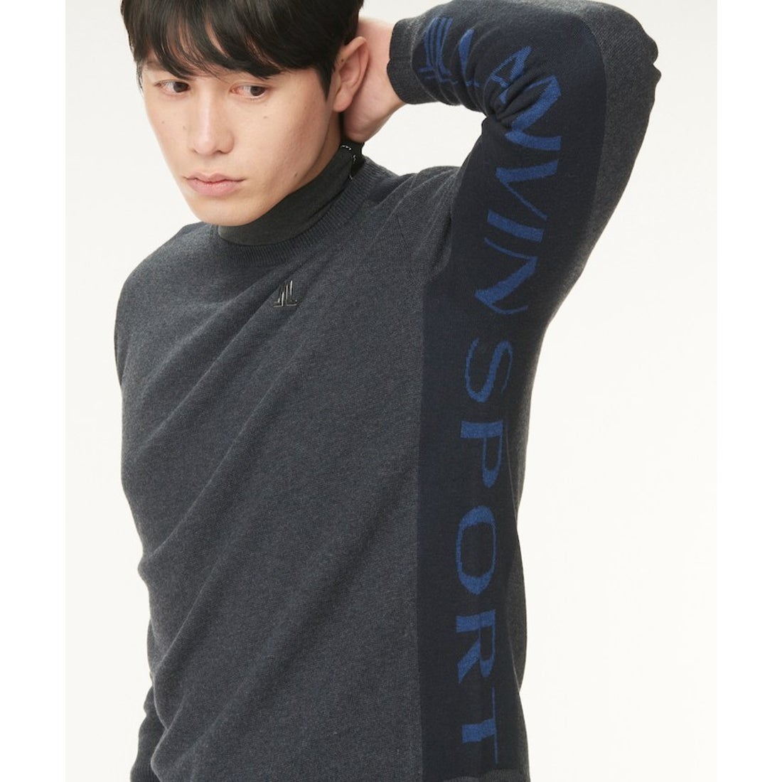 LANVIN SPORT クルーネック長袖セーター【アウトレット】 -デサント