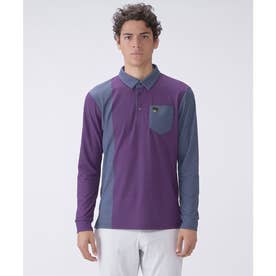 ランバン スポール LANVIN SPORT パーツ柄変化プリント長袖シャツ