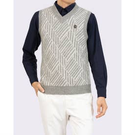 ランバン スポール LANVIN SPORT カシミヤデザインベスト -デサント