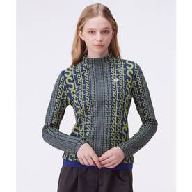 ランバン スポール LANVIN SPORT LSロゴプリントモックネック長袖