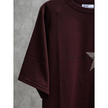 マットシルバー箔ロゴ星TEE （ホワイト）｜詳細画像